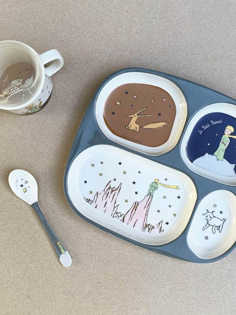 Assiette plateau à compartiments Le Petit Prince Bleu - Kiabi