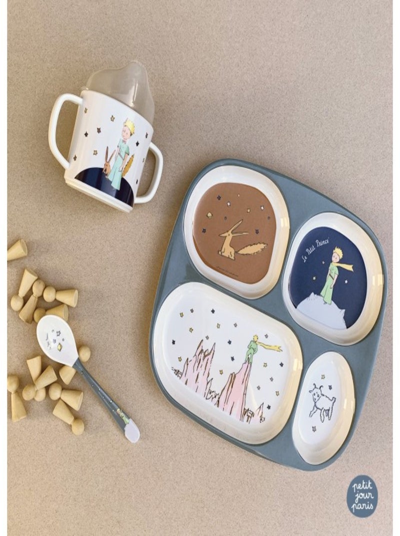 Assiette plateau à compartiments Le Petit Prince Bleu - Kiabi