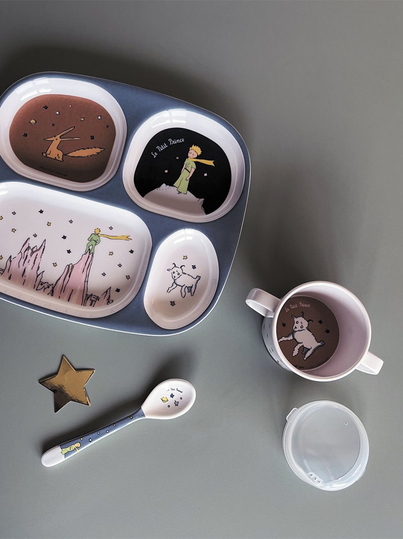 Assiette plateau à compartiments Le Petit Prince Bleu - Kiabi