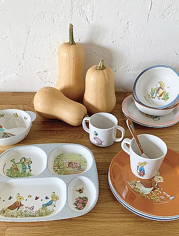 Assiette plateau à compartiments Pierre Lapin