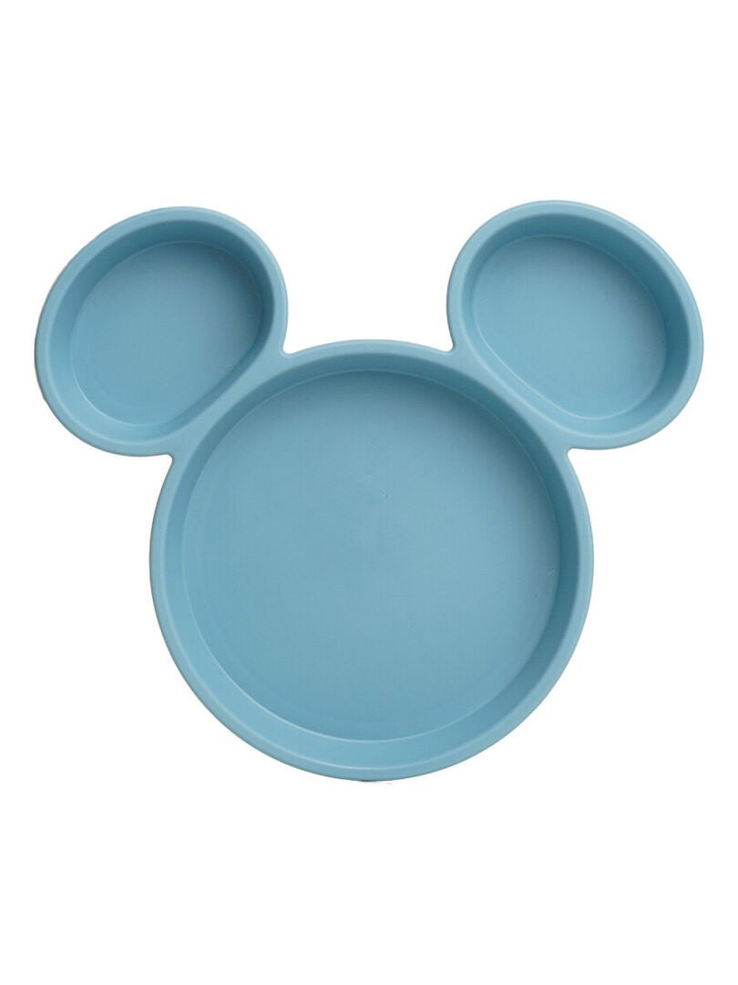 ASSIETTE SILHOUETTE TETE DE MICKEY COLLECTOR Bleu - Kiabi