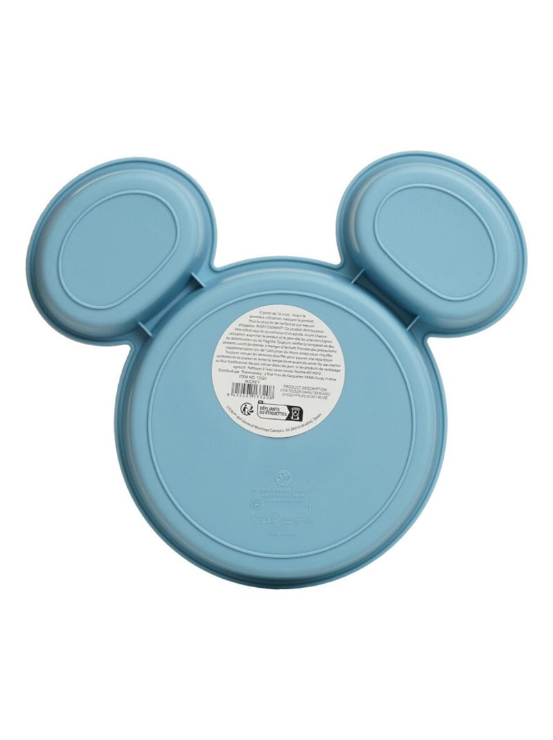 ASSIETTE SILHOUETTE TETE DE MICKEY COLLECTOR Bleu - Kiabi