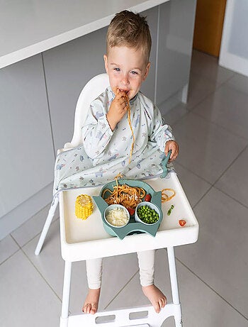 Assiette Tidy Tot à ventouse en silicone - Chouette