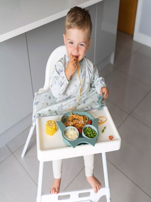 Assiette Tidy Tot à ventouse en silicone - Chouette - Kiabi