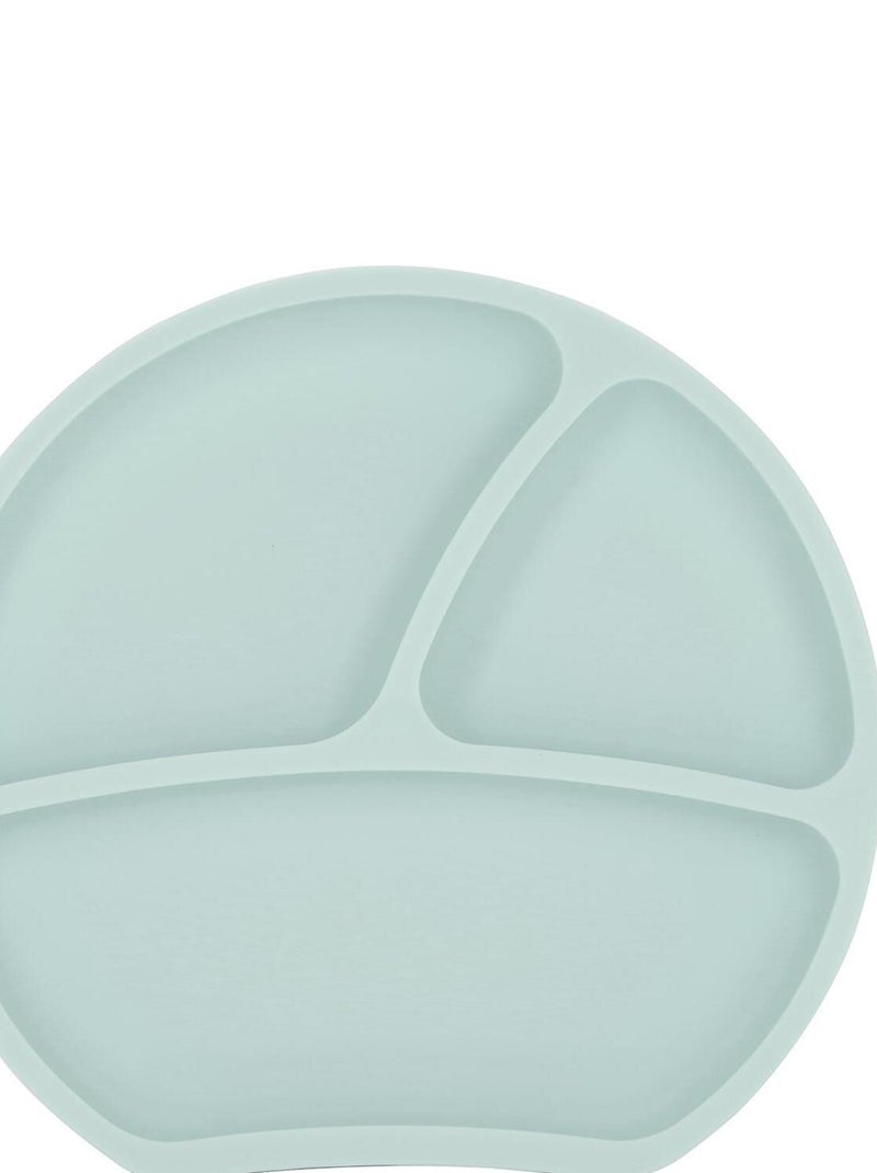 Assiette ventouse en silicone Bleu turquoise - Kiabi