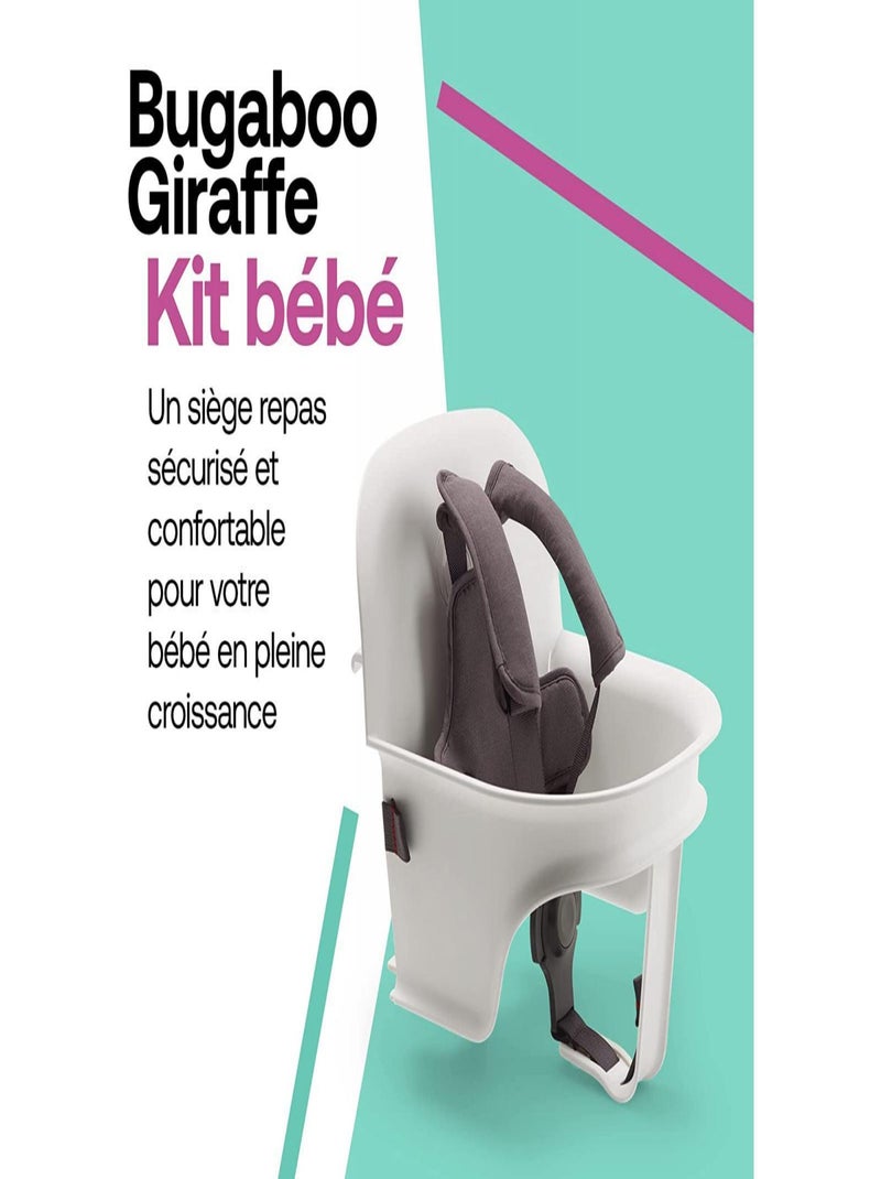 Assise bébé blanche (Baby Set) pour chaise haute Bugaboo Giraffe Blanc - Kiabi