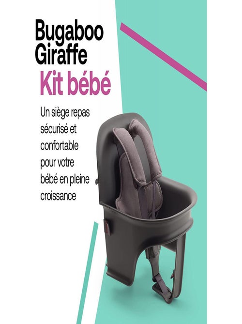 Assise bébé grise (Baby Set) pour chaise haute Bugaboo Giraffe - Kiabi