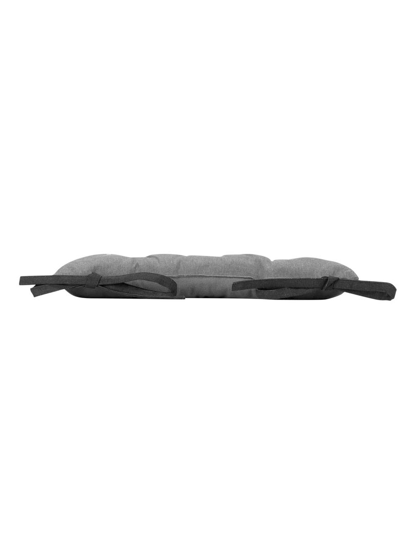 Coussin De Chaise Assise Matelassé 40 X 40 Cm Noir - Coussin de chaise - Galette