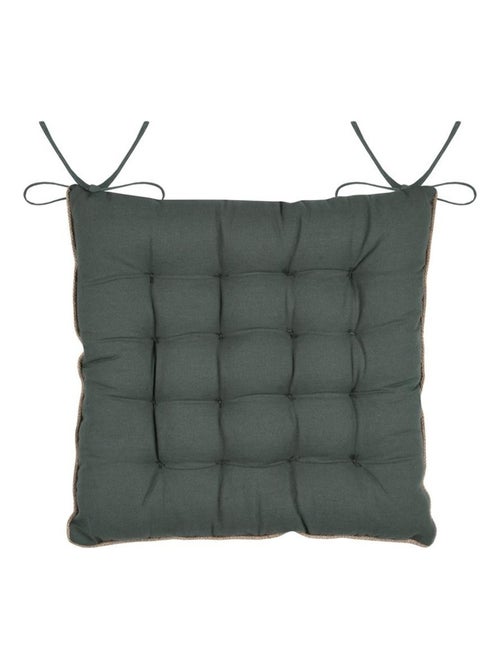 Assise de chaise matelassée Botanys et oiseau - Kiabi