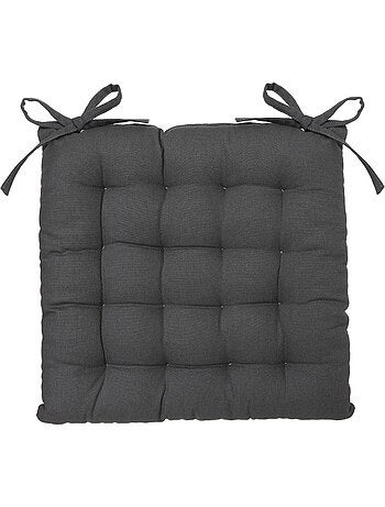 Assise de chaise matelassée coton Unie