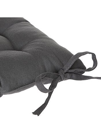 Assise de chaise matelassée coton Unie