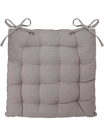 Assise de chaise matelassée coton Unie
