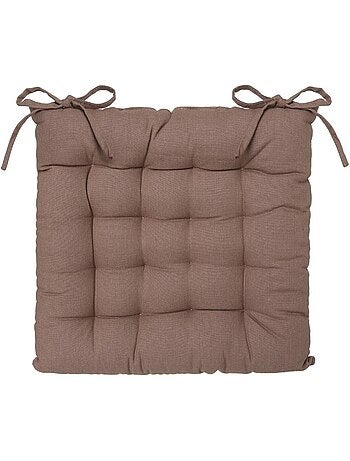 Assise de chaise matelassée coton Unie
