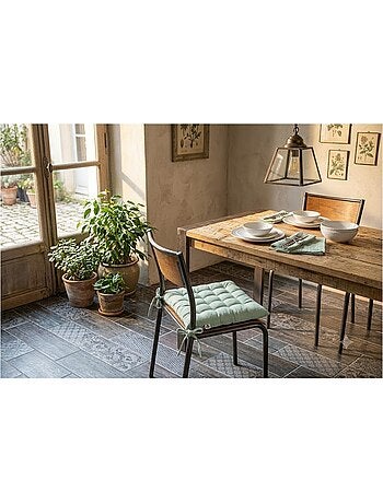 Assise de chaise matelassée en coton kalas