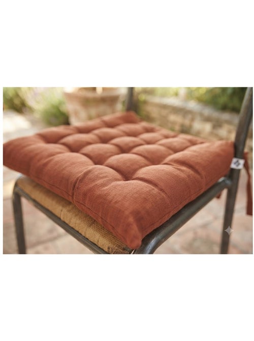 Assise de chaise matelassée en coton kalas - Kiabi