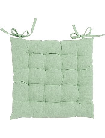 Assise de chaise matelassée en coton Kalas
