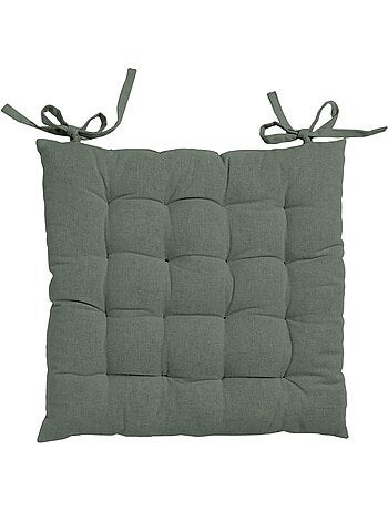 Assise de chaise matelassée en coton Kalas