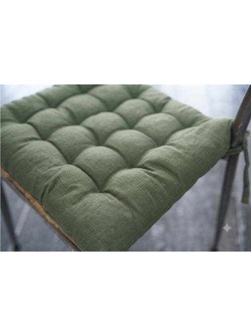 Assise de chaise matelassée en coton kalas - Kiabi