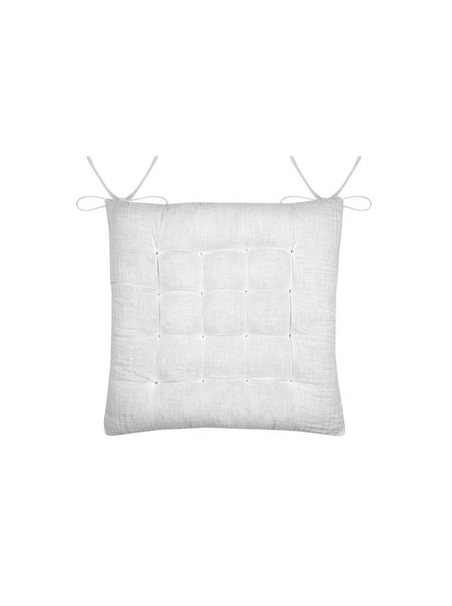 Assise de chaise matelassée en coton Pop colors - Kiabi