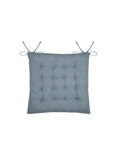 Assise de chaise matelassée en coton Pop colors - Kiabi