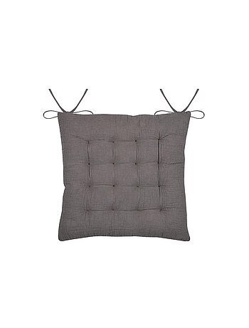 Assise de chaise matelassée en coton Pop colors