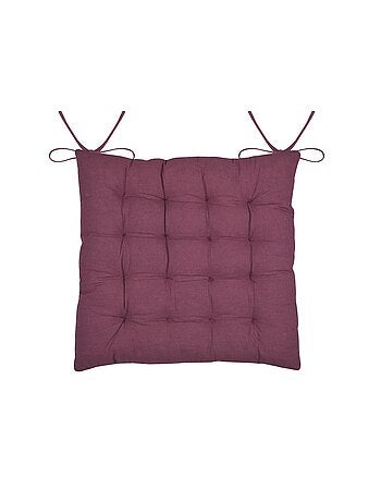 Assise de chaise matelassée en coton Pop colors