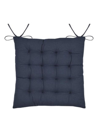 Assise de chaise matelassée en gaze de coton Pop color