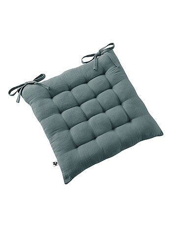 Assise matelassée 16 Points GAIA – Gaze de Coton Unie