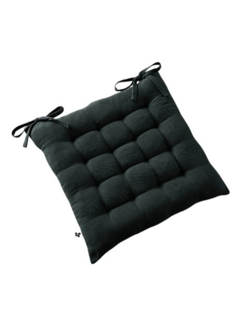 Assise matelassée 16 Points GAIA  Gaze de Coton Unie - Kiabi