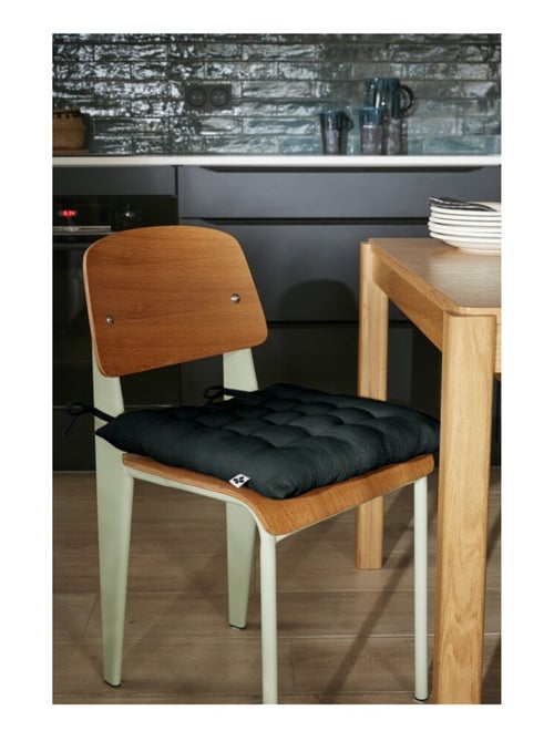 Assise matelassée 16 Points GAIA  Gaze de Coton Unie - Kiabi