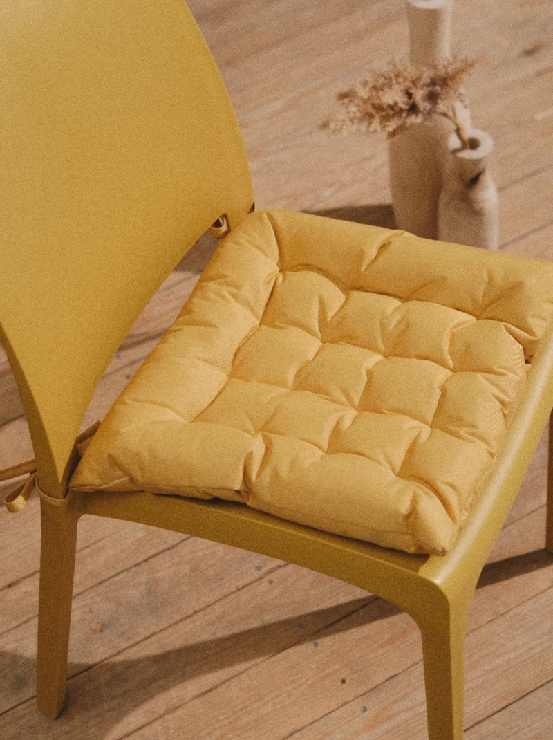 Assise matelassée (40x40 cm) JAUNE - Kiabi