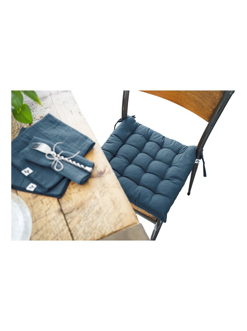 Assise matelassée collection Kala Bleu foncé - Kiabi