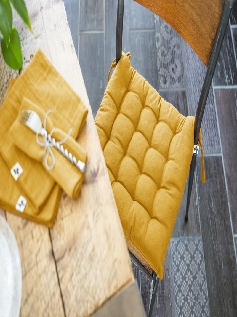 Assise matelassée collection Kala Jaune - Kiabi