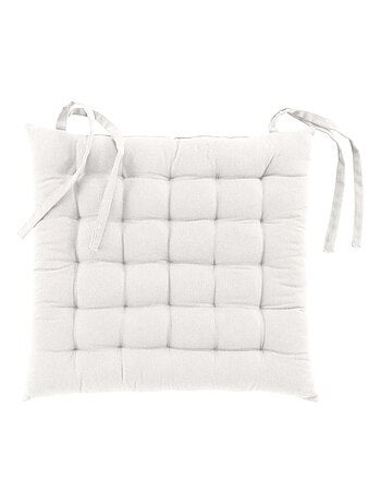 Assise matelassée en coton et polyester recyclé