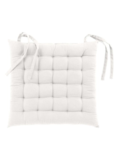 Assise matelassée en coton et polyester recyclé - Kiabi