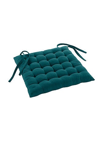 Assise matelassée en coton et polyester recyclé