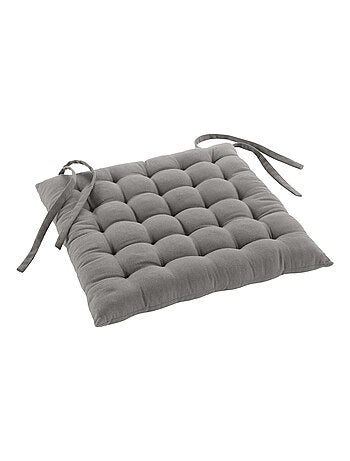Assise matelassée en coton et polyester recyclé