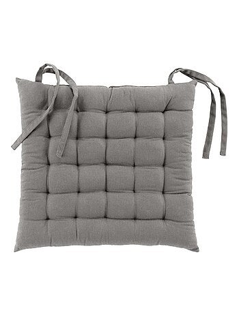Assise matelassée en coton et polyester recyclé