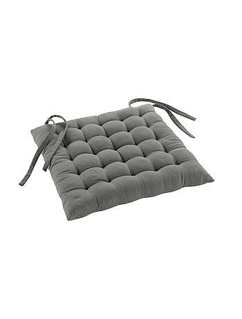 Assise matelassée en coton et polyester recyclé