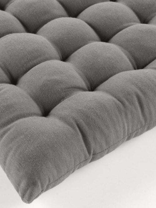 Assise matelassée en coton et polyester recyclé - Kiabi