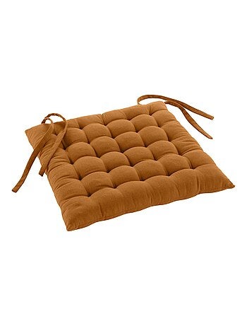 Assise matelassée en coton et polyester recyclé