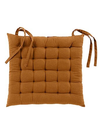 Assise matelassée en coton et polyester recyclé