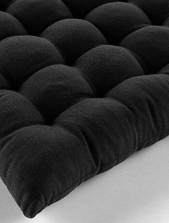 Assise matelassée en coton et polyester recyclé