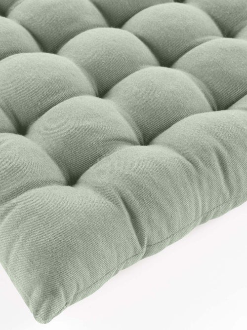 Assise matelassée en coton et polyester recyclé - Kiabi