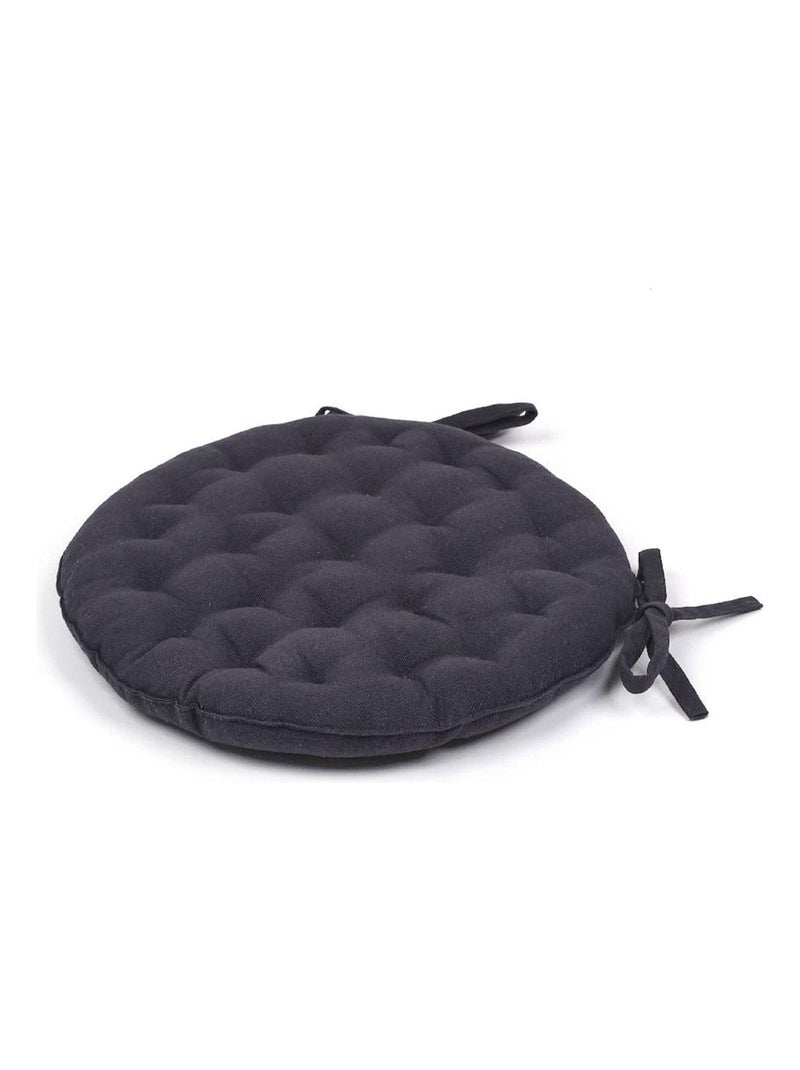 Assise matelassée ronde Violet prune - Kiabi