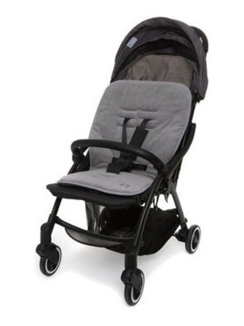 Assise poussette en coton Gris - Kiabi