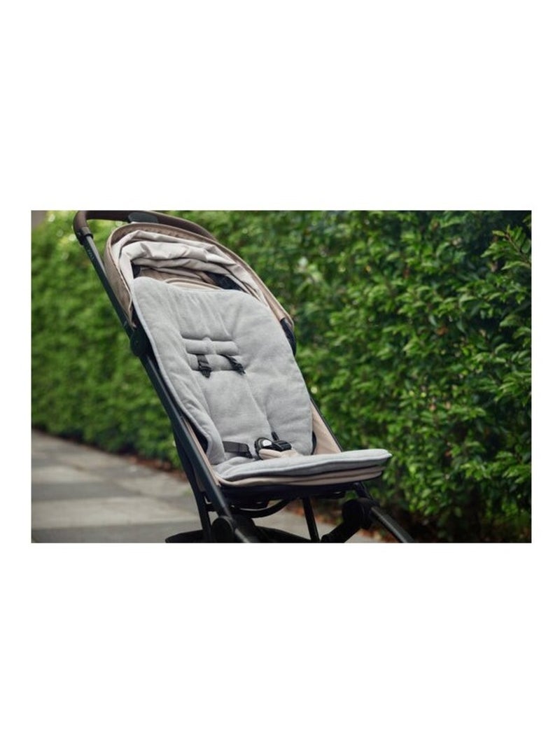 Assise poussette en coton Jollein Gris - Kiabi