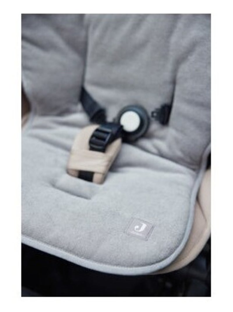 Assise poussette en coton Jollein Gris - Kiabi