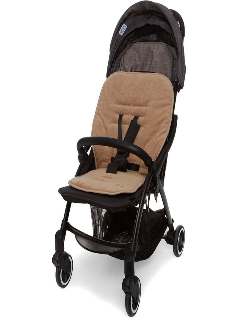 Assise poussette en coton Marron - Kiabi