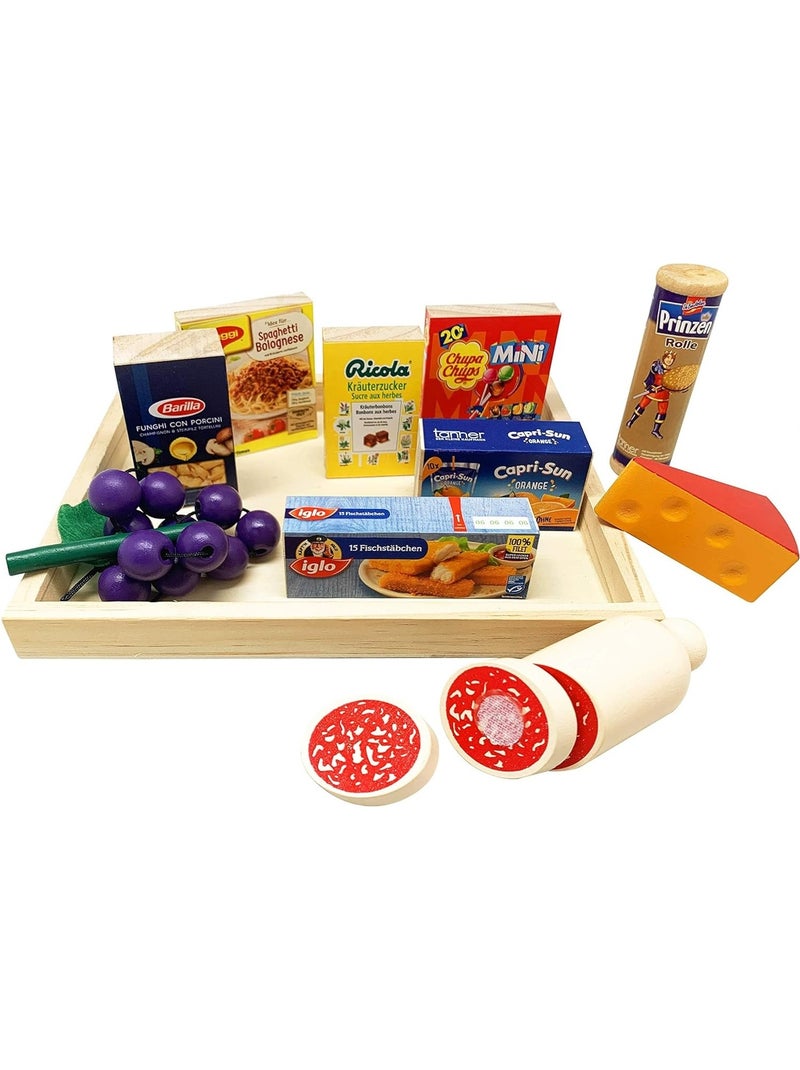 Assortiment d'aliments en bois Beige - Kiabi